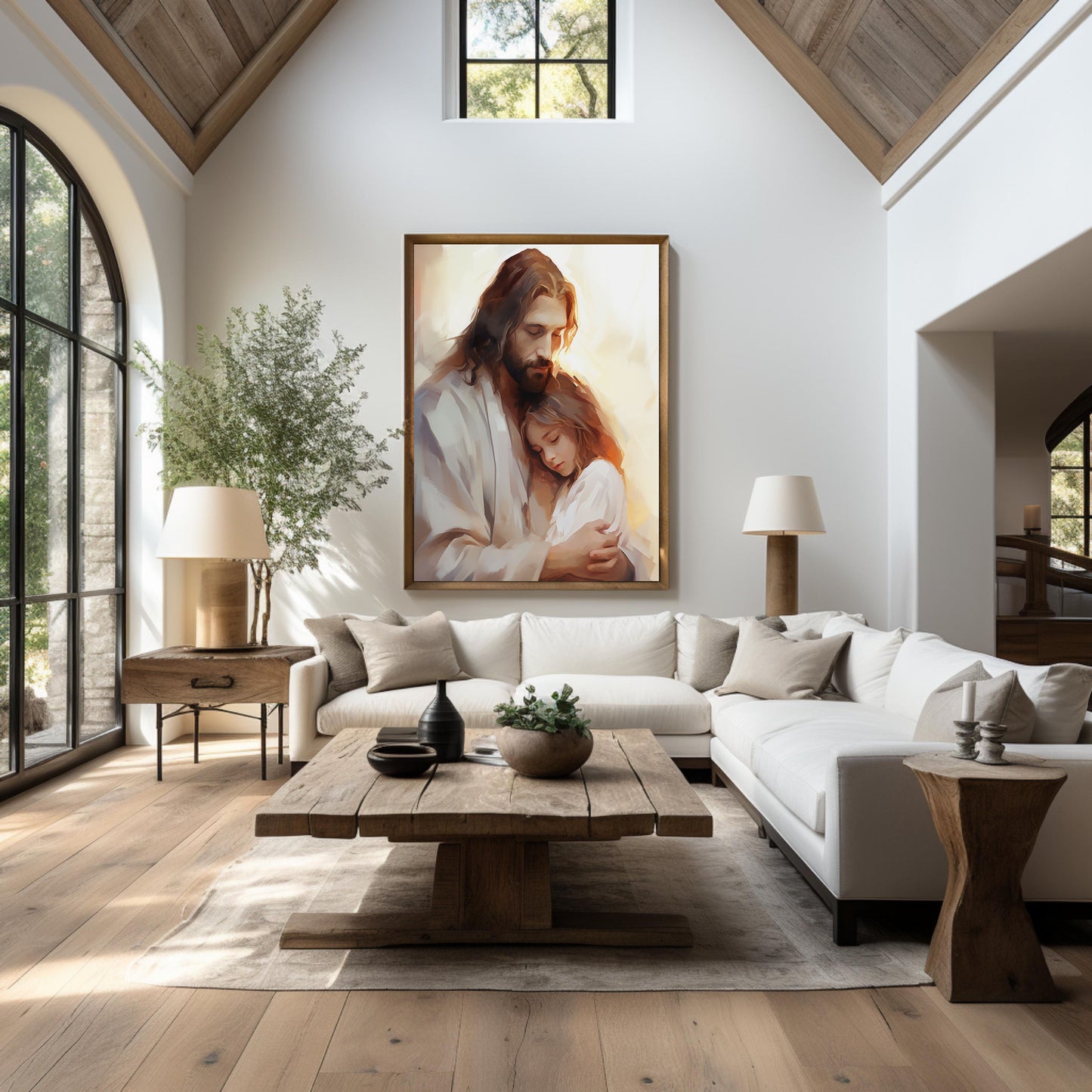Jesus with Little Girl